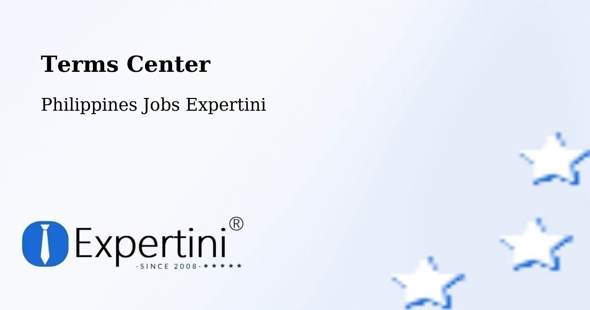 Terms of Service – Union - Philippines Jobs Expertini
